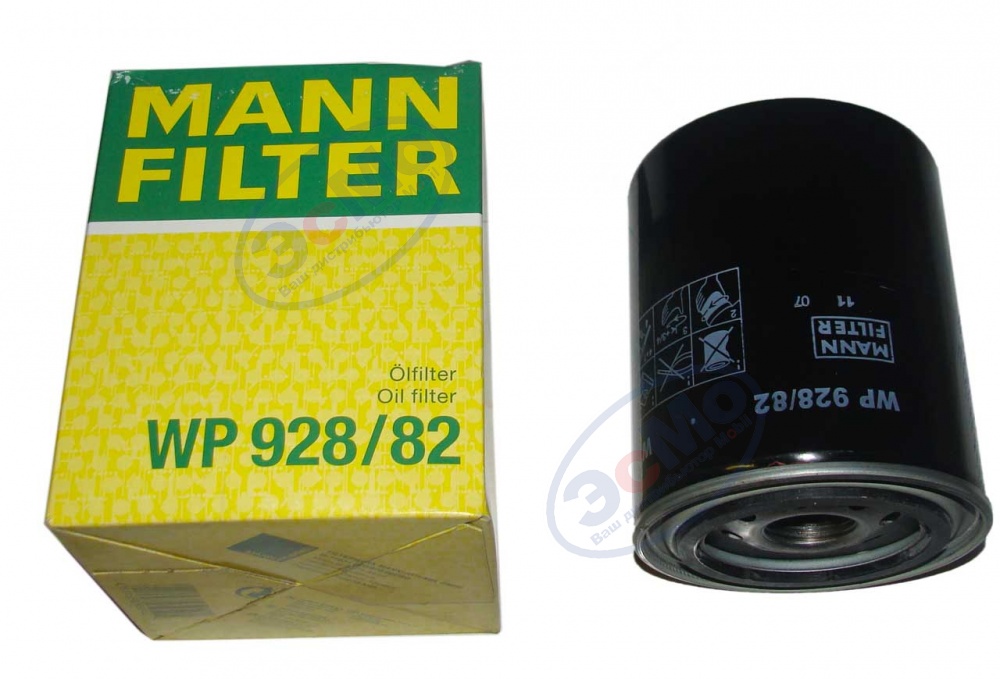 Фильтр масляный (MANN) WP 928/82 Nissan