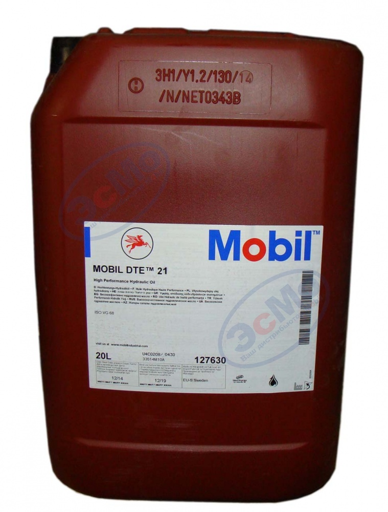 Гидравлическое масло DTE 21  20 л (Mobil)