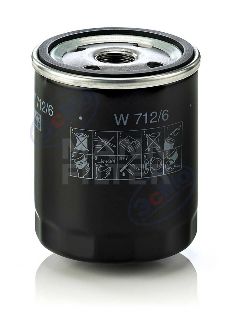 Фильтр масляный (MANN) W 712/6 BMW