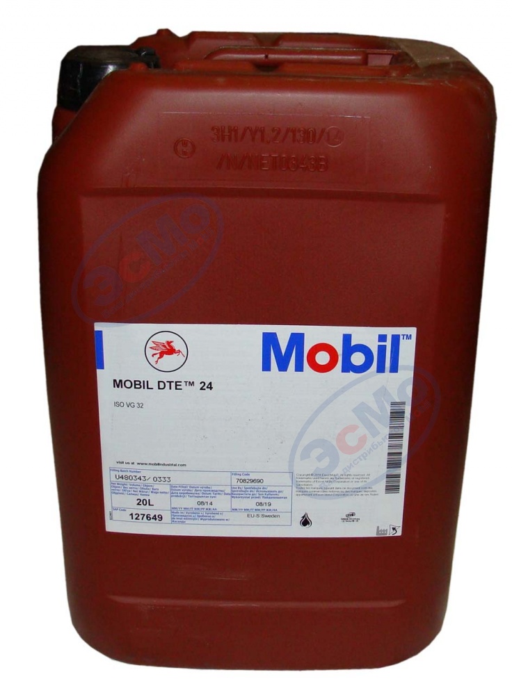 Гидравлическое масло DTE 24  20 л (Mobil)