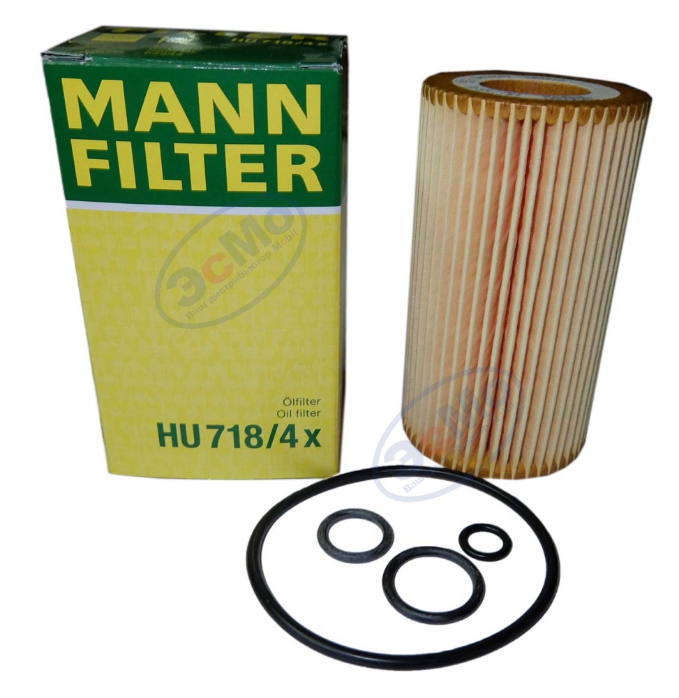 Фильтр масляный (MANN) HU 718/4 x