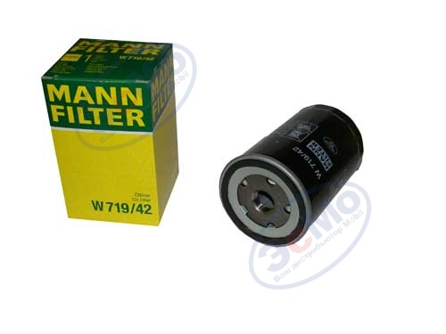 Фильтр масляный (MANN) W 719/42 Ford, Mazda