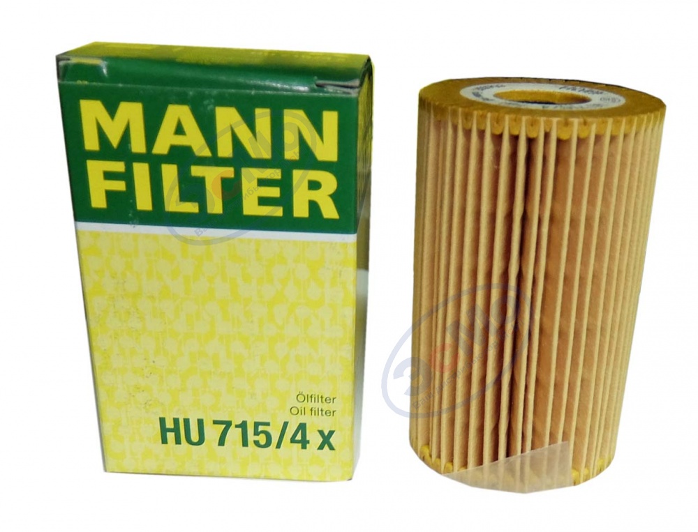 Фильтр масляный (MANN) HU 715/4 x Bertone, BMW