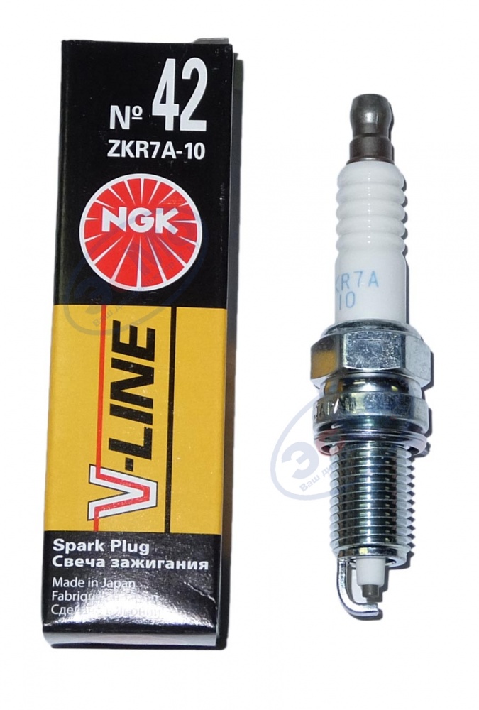 Свечи (NGK) №42 ZKR7A-10 (шт)