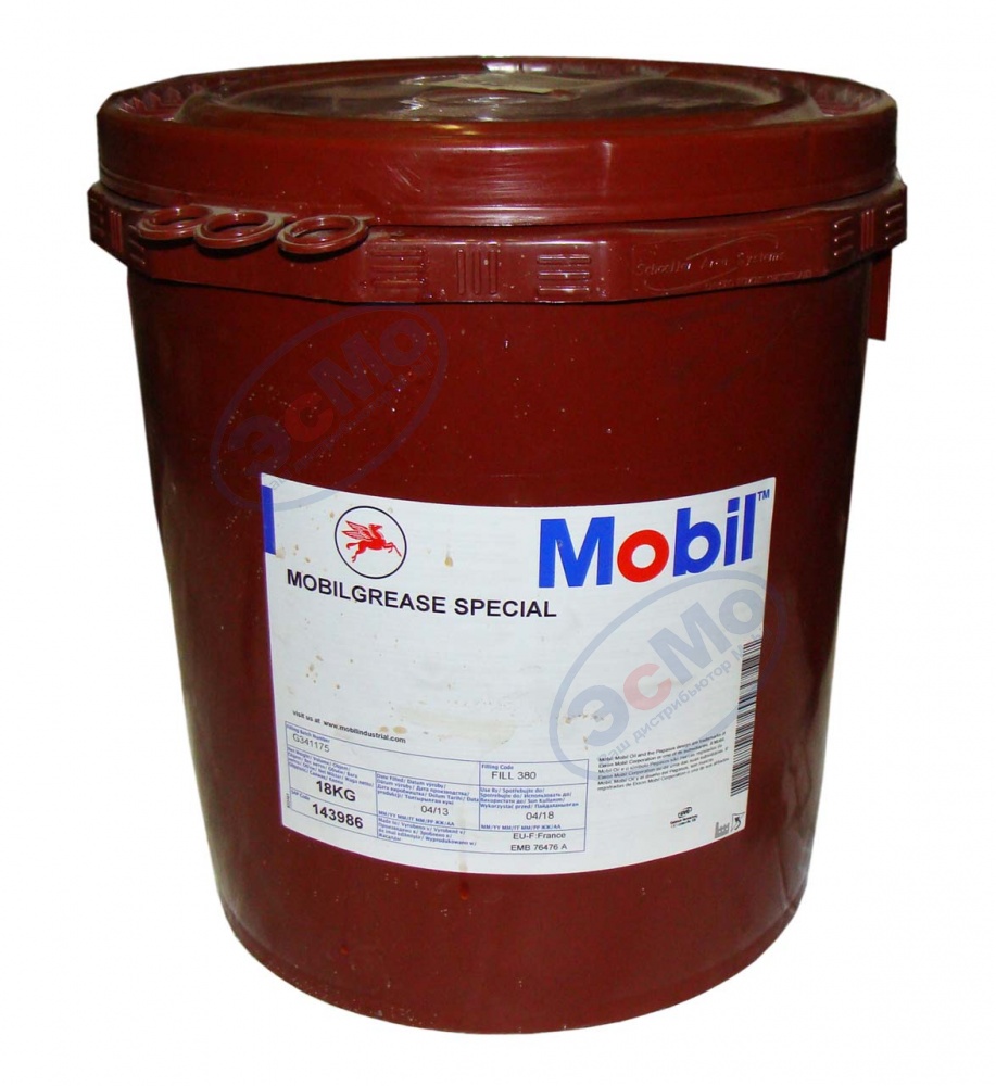 Смазка с дисульфитом молибдена Mobilgrease Special  18 кг