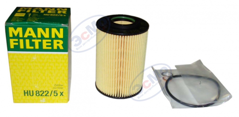 Фильтр масляный (MANN) HU 822/5 x