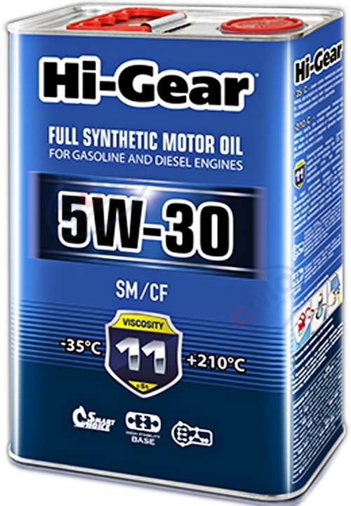 Моторное масло Hi-Gear 5W30  синт 4л