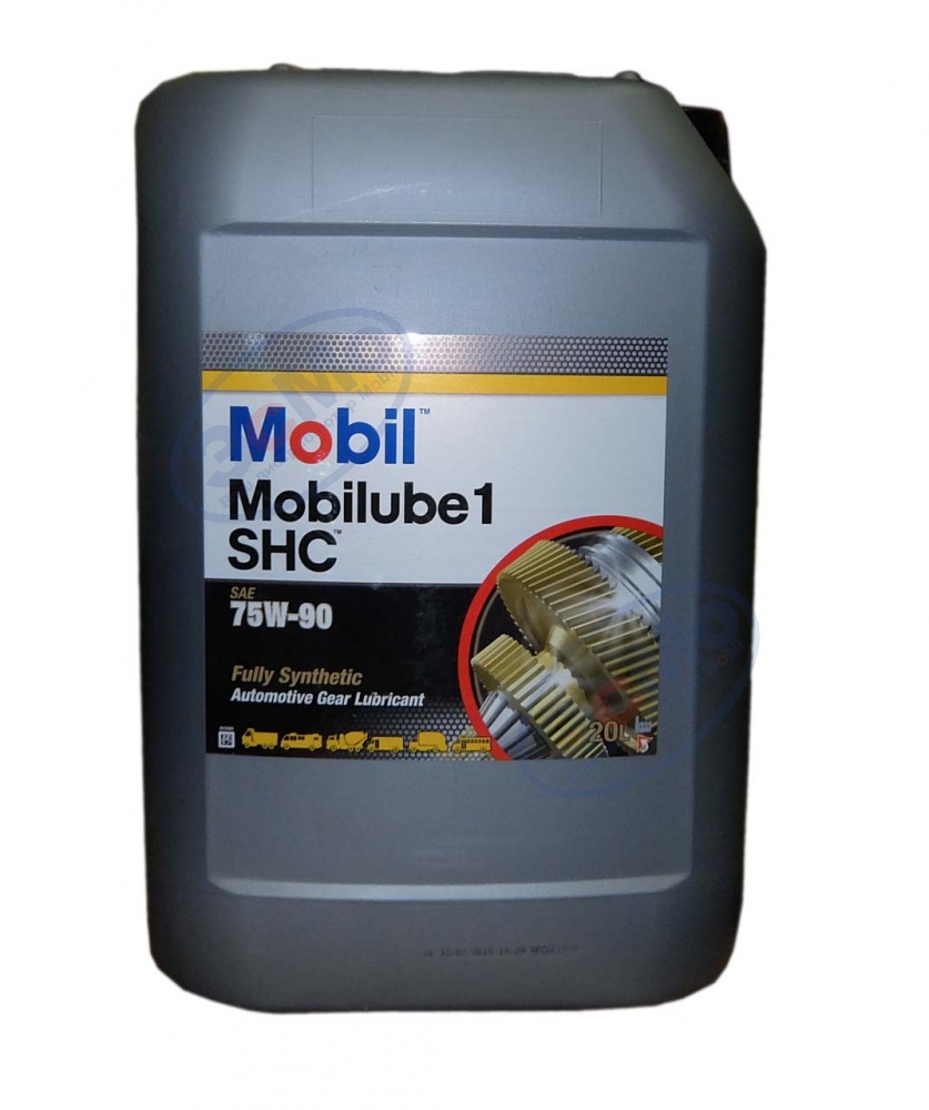 Трансмиссионное масло 75W90 GL-4/5 Mobilube 1 SHC  20 л (синт)