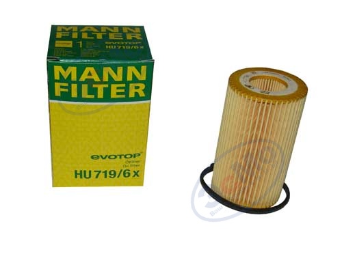 Фильтр масляный (MANN) HU 719/6 x Audi, Skoda,Seat, VW