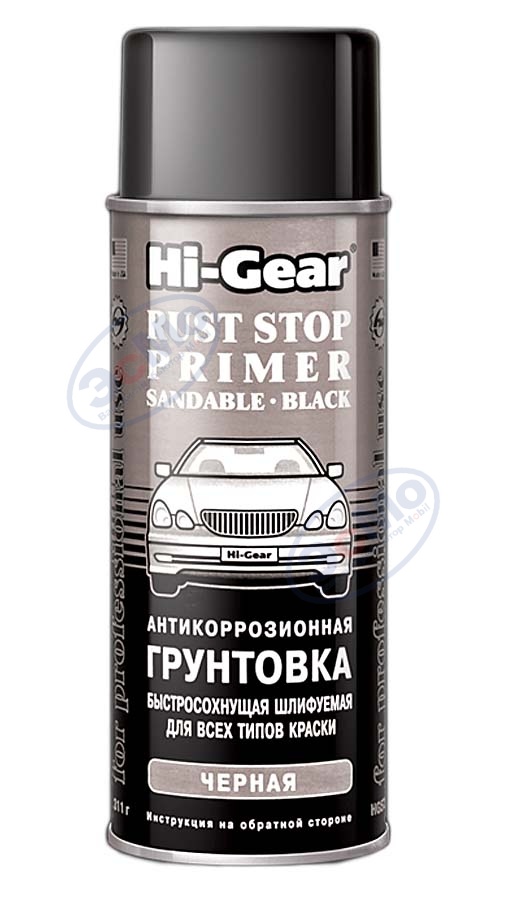 Грунт черный аэр 311мл (Hi-Gear) 5730