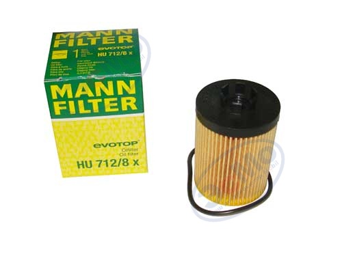 Фильтр масляный (MANN) HU 712/8 x Opel