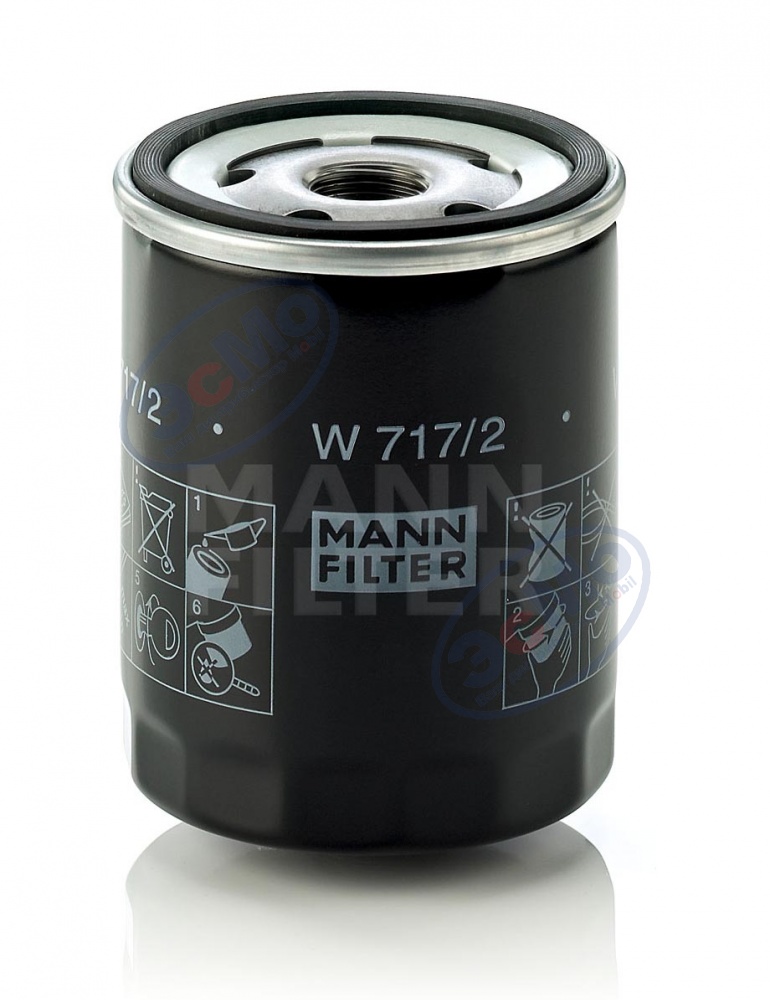 Фильтр масляный (MANN) W 717/2