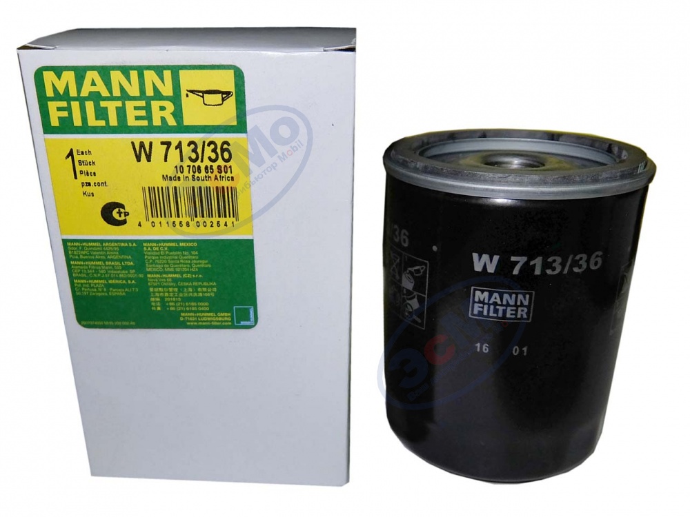 Фильтр масляный (MANN) W 713/36