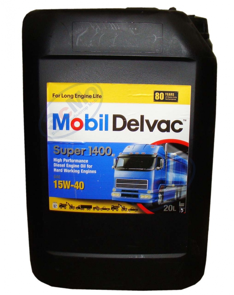 Моторное масло Mobil Delvac Super 1400E 15W40  20 л