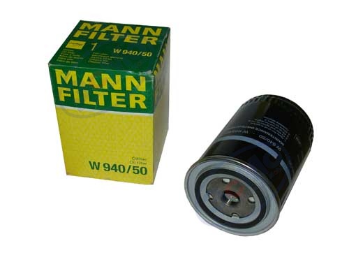 Фильтр масляный (MANN) W 940/50  VAG