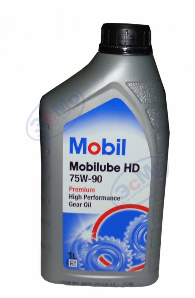 Трансмиссионное масло 75W90 GL-5 Mobilube HD  1 л (синт)