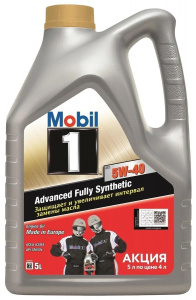 Моторное масло Mobil 1 FS X1 5W40 PROMO 5 л