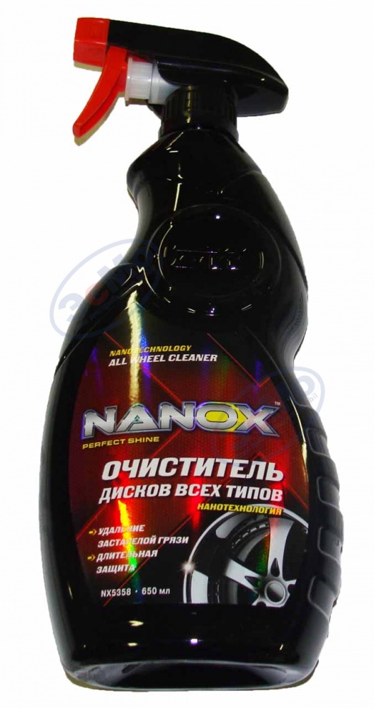 Очиститель колесных дисков спрей 650 мл (Nanox) NX 5358 нанотехнология
