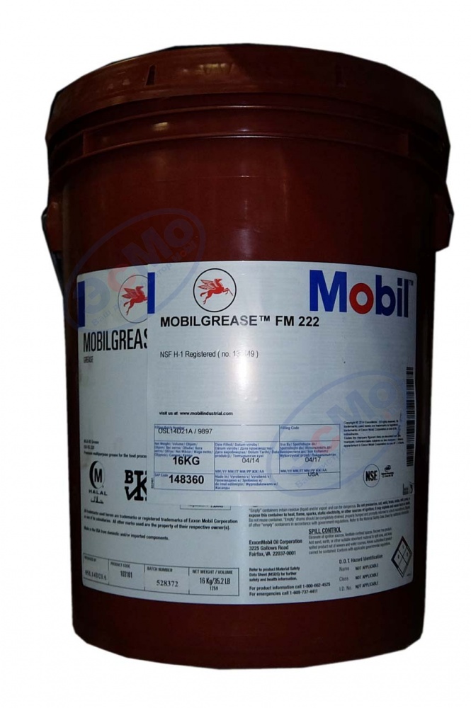 Смазка для пищевой промышленности Mobilgrease FM 222  16 кг