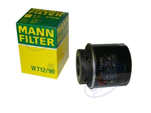 Фильтр масляный (MANN) W 712/90  VAG